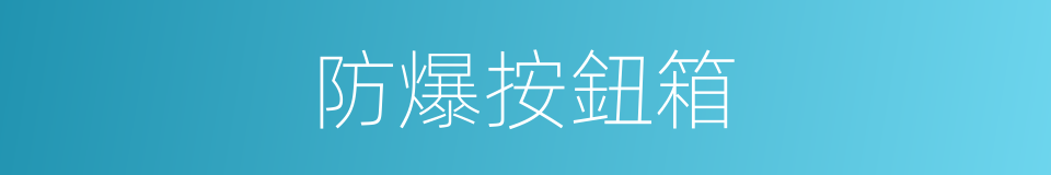 防爆按鈕箱的同義詞