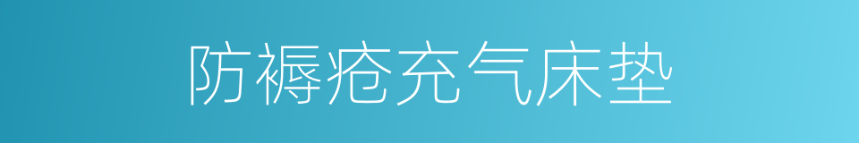 防褥疮充气床垫的同义词