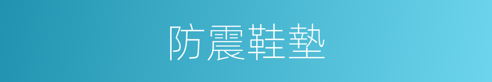 防震鞋墊的同義詞