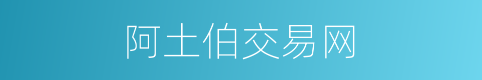 阿土伯交易网的同义词