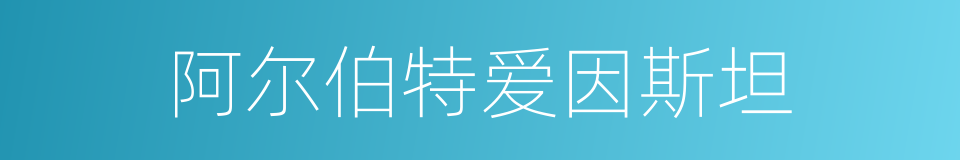 阿尔伯特爱因斯坦的同义词