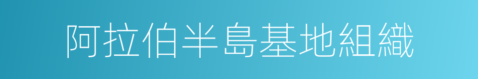 阿拉伯半島基地組織的同義詞