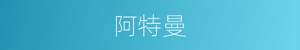 阿特曼的同义词