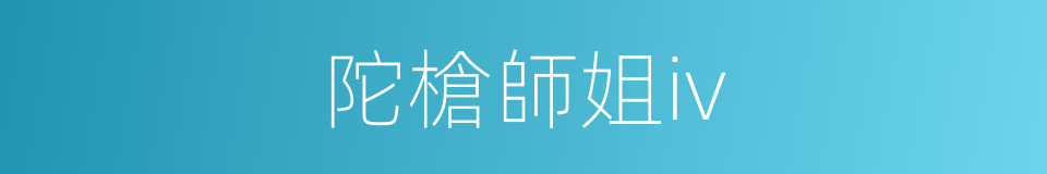 陀槍師姐iv的同義詞