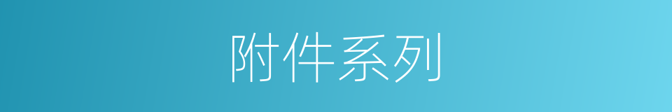 附件系列的同义词