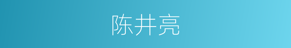 陈井亮的同义词