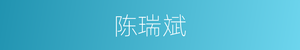 陈瑞斌的同义词