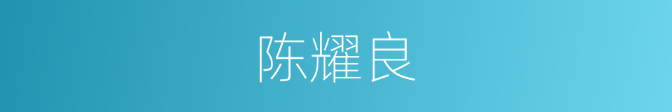 陈耀良的同义词