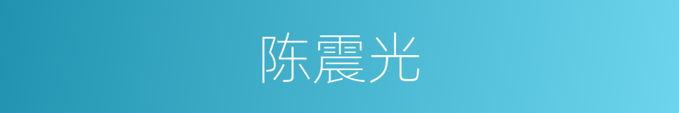 陈震光的同义词