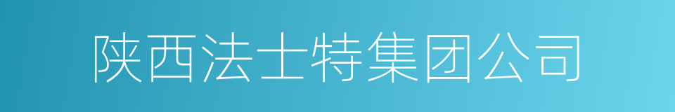 陕西法士特集团公司的同义词