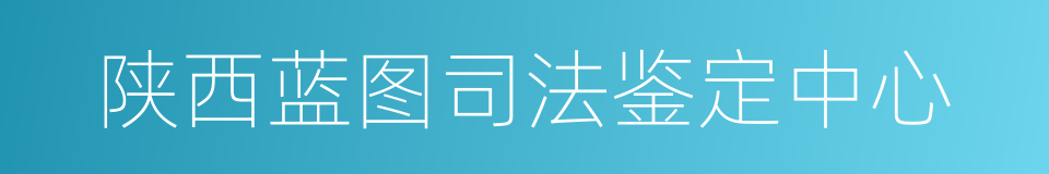 陕西蓝图司法鉴定中心的同义词