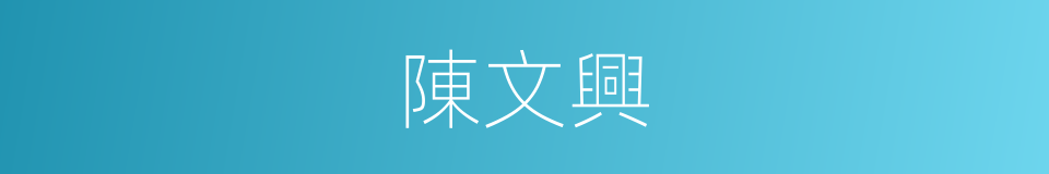 陳文興的同義詞