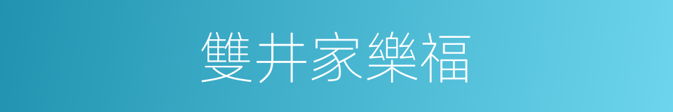 雙井家樂福的同義詞