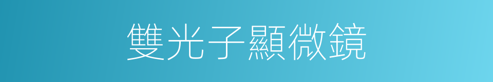 雙光子顯微鏡的同義詞