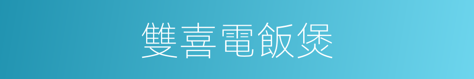 雙喜電飯煲的同義詞