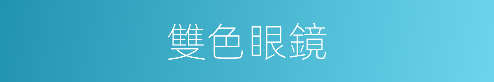 雙色眼鏡的同義詞