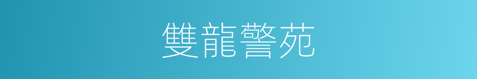 雙龍警苑的同義詞