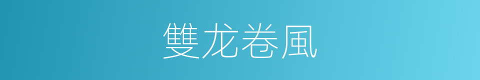 雙龙卷風的同義詞