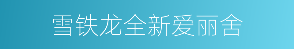 雪铁龙全新爱丽舍的同义词