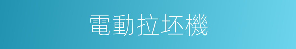 電動拉坯機的同義詞