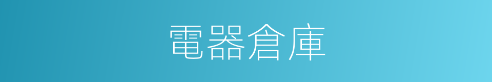 電器倉庫的同義詞