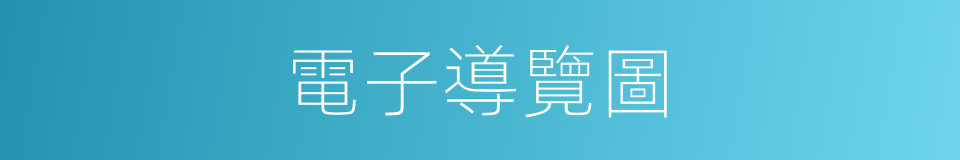 電子導覽圖的同義詞