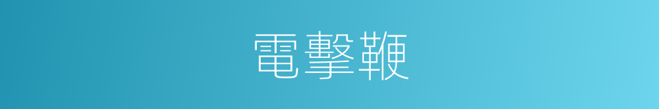 電擊鞭的同義詞