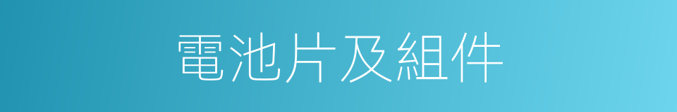 電池片及組件的同義詞