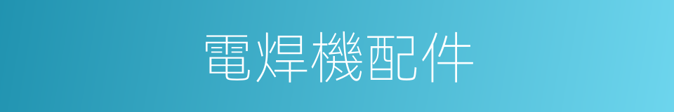 電焊機配件的同義詞
