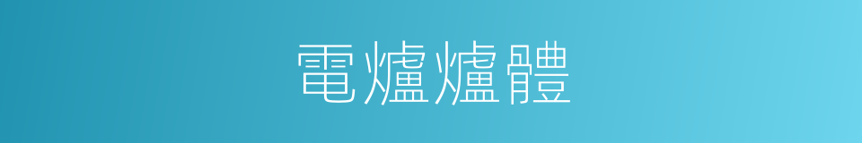 電爐爐體的同義詞