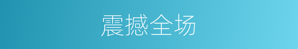 震撼全场的同义词