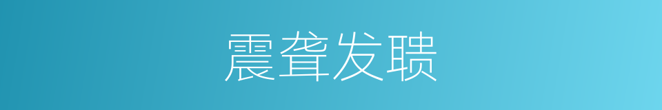 震聋发聩的意思