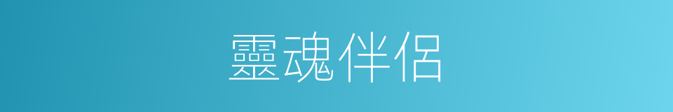 靈魂伴侶的意思