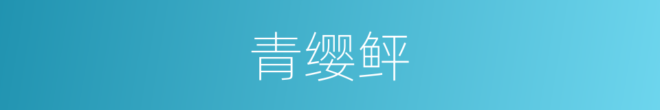 青缨鲆的同义词