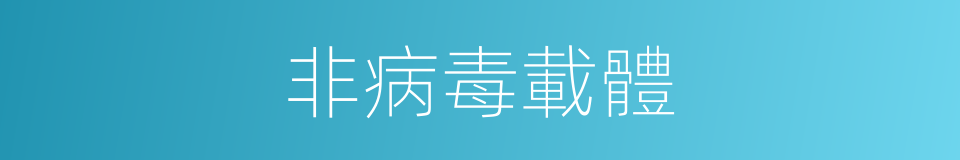 非病毒載體的同義詞