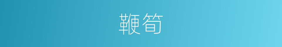 鞭筍的意思