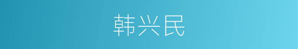 韩兴民的同义词