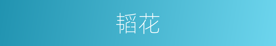 韬花的同义词