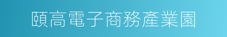 頤高電子商務產業園的同義詞