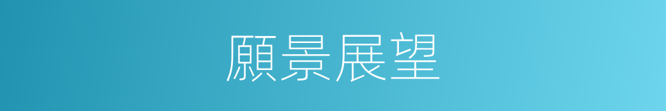 願景展望的意思