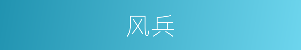 风兵的同义词