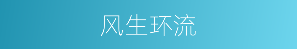 风生环流的同义词
