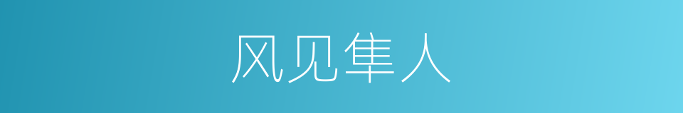 风见隼人的同义词
