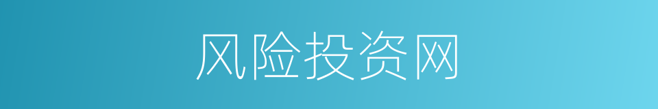 风险投资网的同义词