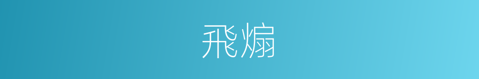 飛煽的意思