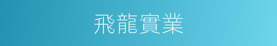 飛龍實業的同義詞