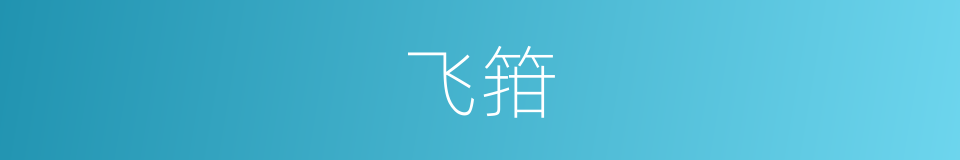 飞箝的意思