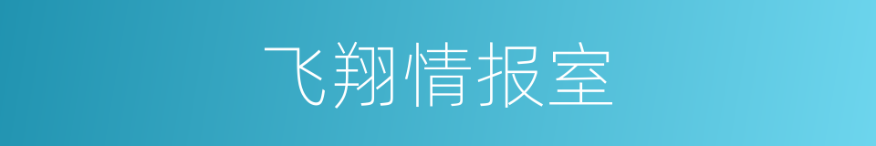 飞翔情报室的同义词