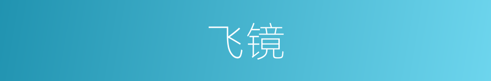 飞镜的意思