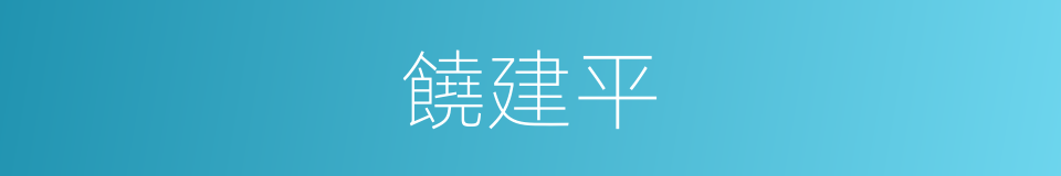 饒建平的同義詞